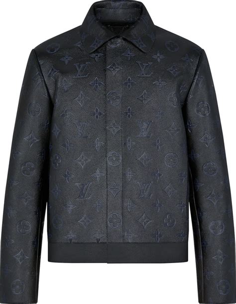 louis vuitton black leather jacket mens|Louis Vuitton leather jacket price.